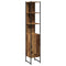 vidaXL Bathroom Vanity Units with Shelf 3 pcs Brown 33 x 33 x 185.5 cm