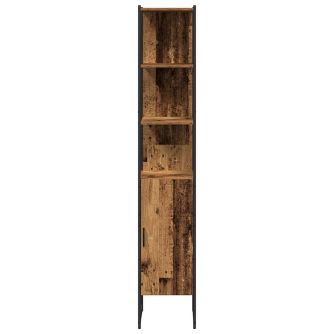 vidaXL Bathroom Vanity Units with Shelf 3 pcs Brown 33 x 33 x 185.5 cm