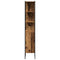 vidaXL Bathroom Vanity Units with Shelf 3 pcs Brown 33 x 33 x 185.5 cm