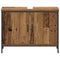 vidaXL Bathroom Furniture Set with Shelf 3 pcs Brown 60 x 16 x 60 cm