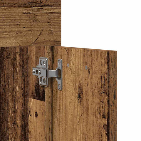 vidaXL Bathroom Furniture Set 4 pcs Old Wood 41 x 38.5 x 46 cm