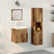 vidaXL Bathroom Furniture Set 4 pcs Old Wood 41 x 38.5 x 46 cm