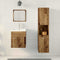 vidaXL Bathroom Furniture Set 4 pcs Old Wood 41 x 38.5 x 46 cm
