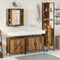 vidaXL Bathroom Furniture Set Other 4 pcs Brown 33 x 33 x 185.5 cm