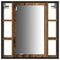 vidaXL Bathroom Cabinet Set 4 pcs Old wood 33 x 33 x 185.5 cm