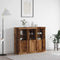 vidaXL Sideboard 3 pcs Old wood 123 x 37 x 100 cm Engineered wood
