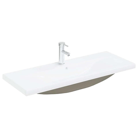 vidaXL Sink Cabinet with Basin 2 pcs Old wood 100 x 38.5 x 48 cm