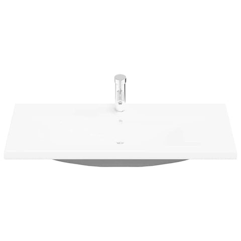 vidaXL Sink Cabinet with Basin 2 pcs Old wood 100 x 38.5 x 48 cm