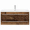 vidaXL Sink Cabinet with Basin 2 pcs Old wood 100 x 38.5 x 48 cm