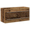 vidaXL Sink Cabinet with Basin 2 pcs Old wood 100 x 38.5 x 48 cm