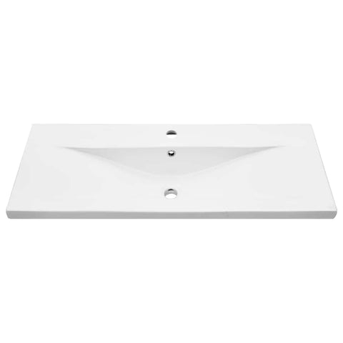 vidaXL Sink Cabinet with Basin 2 pcs Old wood 100 x 38.5 x 48 cm