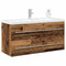 vidaXL Sink Cabinet with Basin 2 pcs Old wood 100 x 38.5 x 48 cm