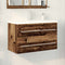 vidaXL Sink Cabinet with Basin 2 pcs Old wood 80 x 38.5 x 48 cm