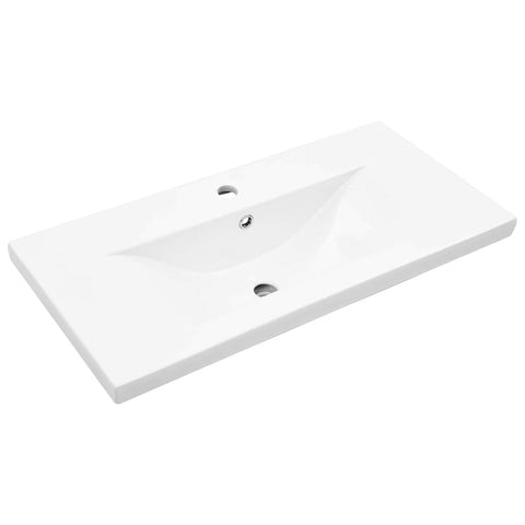 vidaXL Sink Cabinet with Basin 2 pcs Old wood 80 x 38.5 x 48 cm