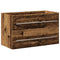 vidaXL Sink Cabinet with Basin 2 pcs Old wood 80 x 38.5 x 48 cm