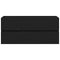 vidaXL Sink Cabinet Black oak 90 x 39 x 62 cm Engineered wood