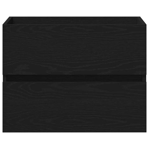 vidaXL Sink Cabinet Black oak 60 x 39 x 62 cm Engineered wood