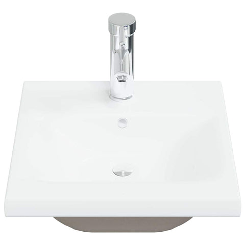 vidaXL Sink Cabinet Black oak 41 x 39 x 62 cm Engineered wood