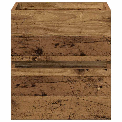 vidaXL Sink Cabinet Black oak 41 x 39 x 62 cm Engineered wood
