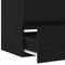 vidaXL Sink Cabinet Black oak 100 x 39 x 62 cm Engineered wood