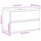 vidaXL Sink Cabinet Black oak 80 x 39 x 62 cm Engineered wood