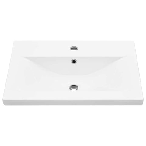 vidaXL Sink Cabinet Black oak 60 x 39 x 62 cm Engineered wood