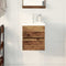 vidaXL Sink Cabinet Black oak 41 x 39 x 62 cm Engineered wood