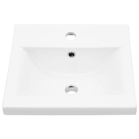 vidaXL Sink Cabinet Black oak 41 x 39 x 62 cm Engineered wood
