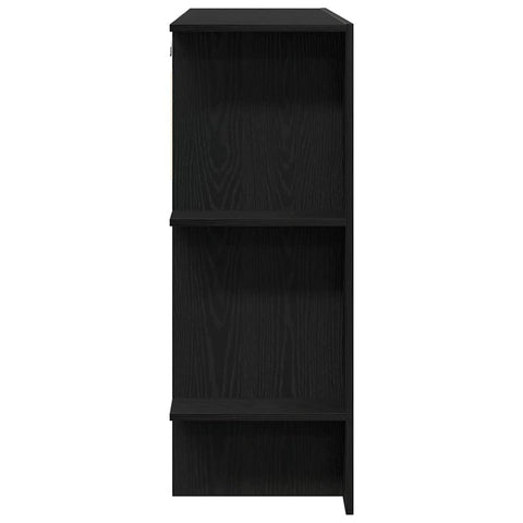vidaXL Hallway Cabinets 2 pcs Black Oak Engineered Wood
