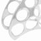 vidaXL Wine Rack Silver 38 x 33 x 13 cm Aluminium