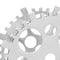 vidaXL Wine Rack Silver 37 x 37 x 14 cm Aluminium