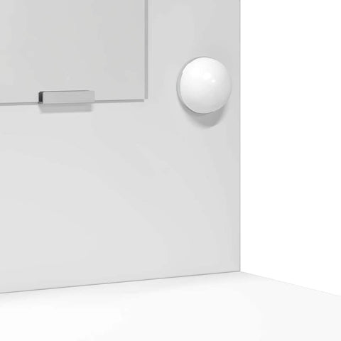 vidaXL Dressing Table White 78.5 x 41 x 135 cm Engineered wood