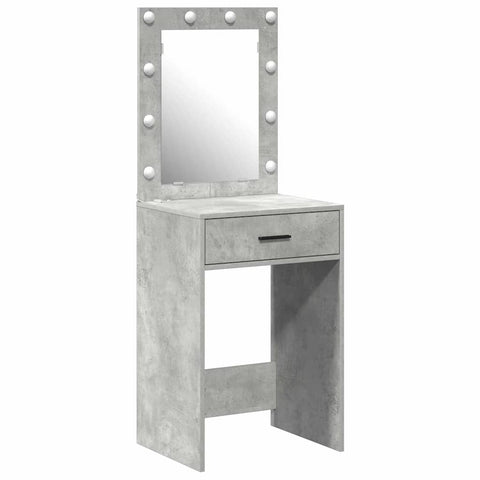 vidaXL Dressing Table Concrete grey 50 x 41 x 135 cm Engineered wood