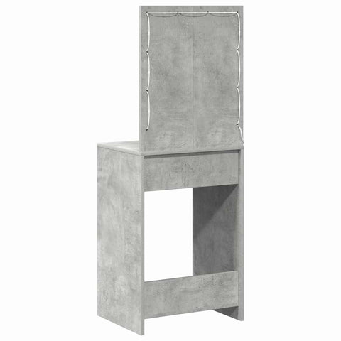 vidaXL Dressing Table Concrete grey 50 x 41 x 135 cm Engineered wood