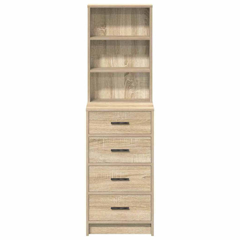 vidaXL Highboard Sonoma oak 40 x 41 x 135 cm Engineered wood