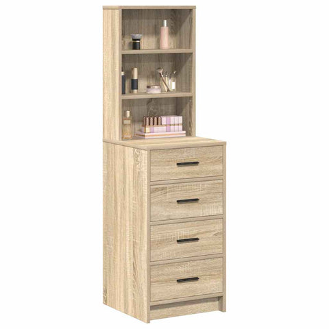 vidaXL Highboard Sonoma oak 40 x 41 x 135 cm Engineered wood