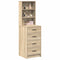 vidaXL Highboard Sonoma oak 40 x 41 x 135 cm Engineered wood