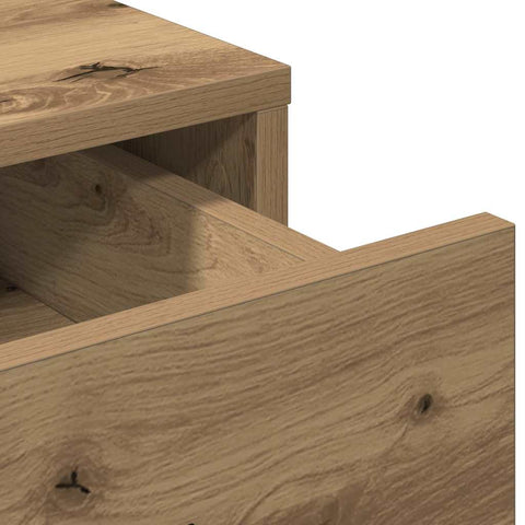 vidaXL Highboard Artisan oak 40 x 41 x 135 cm Engineered wood