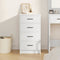 vidaXL Sideboard with Drawer White 40 x 41 x 75 cm Engineered wood