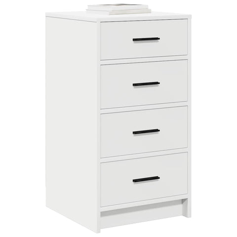 vidaXL Sideboard with Drawer White 40 x 41 x 75 cm Engineered wood