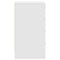 vidaXL Sideboard with Drawer White 40 x 41 x 75 cm Engineered wood