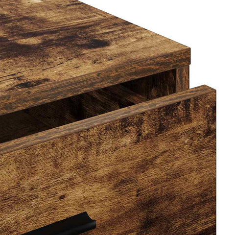 vidaXL Sideboard Smoked oak 40 x 41 x 75 cm Engineered wood