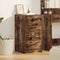 vidaXL Sideboard Smoked oak 40 x 41 x 75 cm Engineered wood