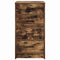 vidaXL Sideboard Smoked oak 40 x 41 x 75 cm Engineered wood