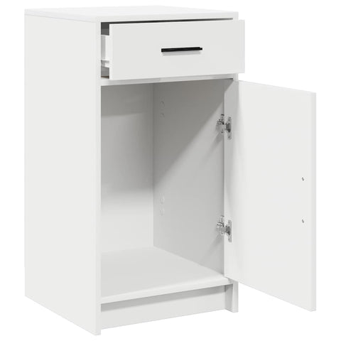 vidaXL Sideboard with Drawer White 40 x 40.5 x 75 cm Engineered wood