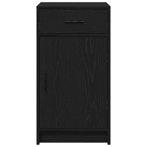 vidaXL Sideboard Black oak 40 x 40.5 x 75 cm Engineered wood
