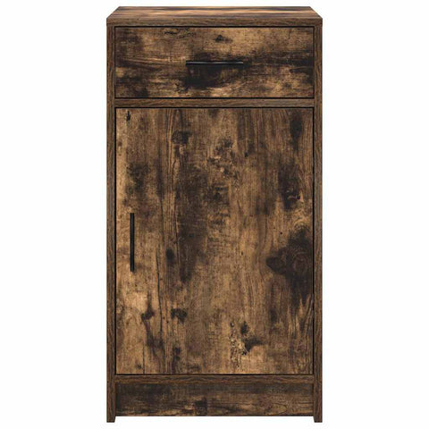 vidaXL Sideboard Smoked oak 40 x 40.5 x 75 cm Engineered wood