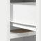 vidaXL Highboard with Drawer White 40 x 40.5 x 135 cm Engineered wood