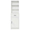 vidaXL Highboard with Drawer White 40 x 40.5 x 135 cm Engineered wood