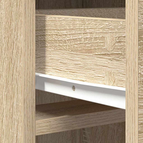 vidaXL Highboard Sonoma Oak 40 x 40.5 x 135 cm Engineered Wood